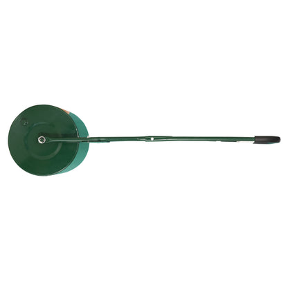 Outsunny 40L Garden Lawn Roller, Water Sand Filled Outdoor Grass Roller, Φ32cm Heavy Duty Metal Lawn Push Rolling Tool for Grass Seeding, Soil Levelling, Green