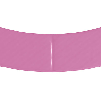 SPORTNOW 12FT Trampoline Spring Cover, Plastic Trampoline Pad Replacement with Elastic Cord, Waterproof, UV Resistant and Tear-Resistant, Pink