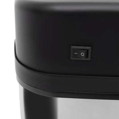 HOMCOM 20L LUXURY Automatic Sensor Dustbin Kitchen Waste Bin Rubbish Trashcan Auto Dustbin Stainless Steel with Bucket 33*25*42.5CM
