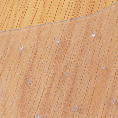 HOMCOM Office Chair Mat for Carpeted Floor, 90 x 120 cm Clear Computer Desk Chair Mat, BPA and Phthalate Free, Non-Slip Floor Protector for Home Office