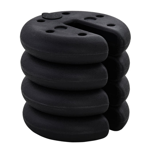 Outsunny Pop up Canopy Weight Set of 4, Heavy Duty Sand Fillable Tent Leg Weights for Marquee Party Tent Canopy, Total 20kg