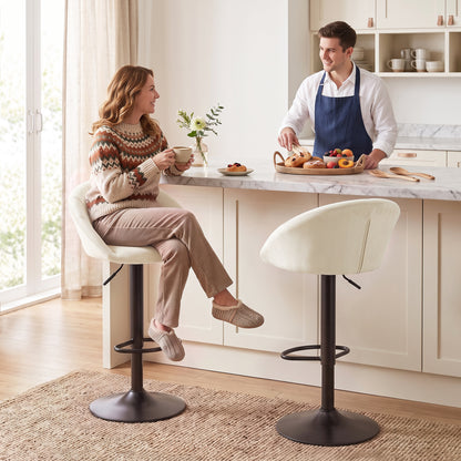 HOMCOM stool counter backs