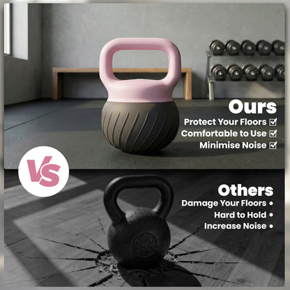 SPORTNOW Soft Kettlebell, 12kg Kettle Bell with Anti-Slip Grip for Home Gym Weight Lifting and Strength Training
