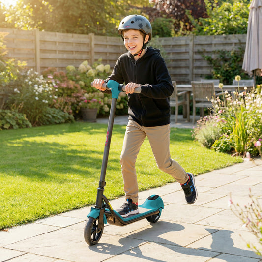 SPORTNOW Electric Scooter for Kids, with LED Display, Green