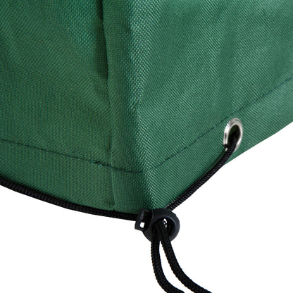 Outsunny Outdoor Garden Furniture Cover Waterproof, Anti-UV 600D Heavy Duty Oxford Fabric Patio Furniture Cover for Rectangular Sofa Table Set, Green, 135 x 135 x 75 cm
