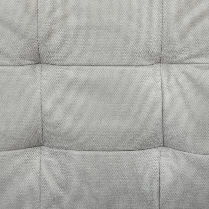 HOMCOM 2 Seater Storage Sofa, Fabric Couch with Hidden Under Seat Storage, Thick Cushions, Compact Space Saving Settee with Rubberwood Legs for Living Room, Apartment, Light Grey
