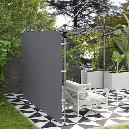 Outsunny 195 x 295cm Replacement Gazebo Sidewall - Grey--ChewyGames-ChewyGames