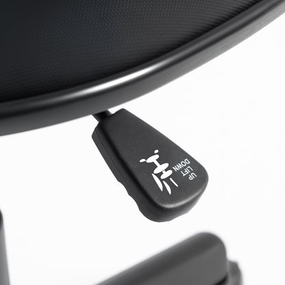 HOMCOM Small Armless Office Chair - Black