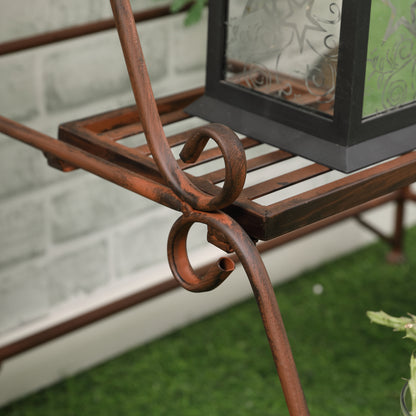 Outsunny 3 Tier Stair Style Metal Plant Stand, Flower Pot Holder Display Shelf, Storage Organizer Rack for Indoor Outdoor Patio Balcony Yard--ChewyGames-ChewyGames