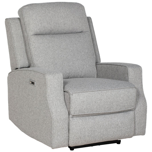 HOMCOM 150° Electric Reclining Chair, with USB port and Footrest - Grey
