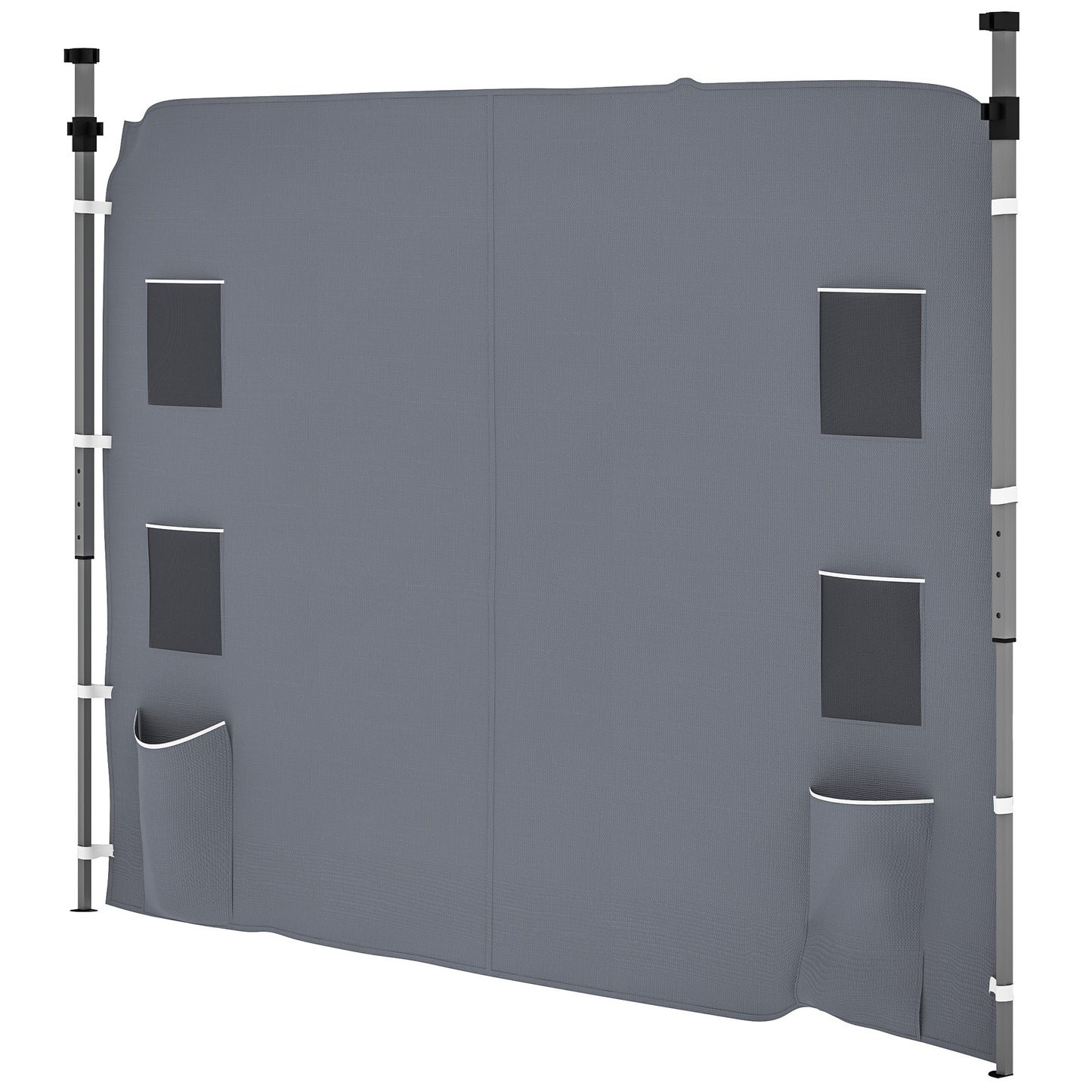 Outsunny 195 x 295cm Replacement Gazebo Sidewall - Grey--ChewyGames-ChewyGames
