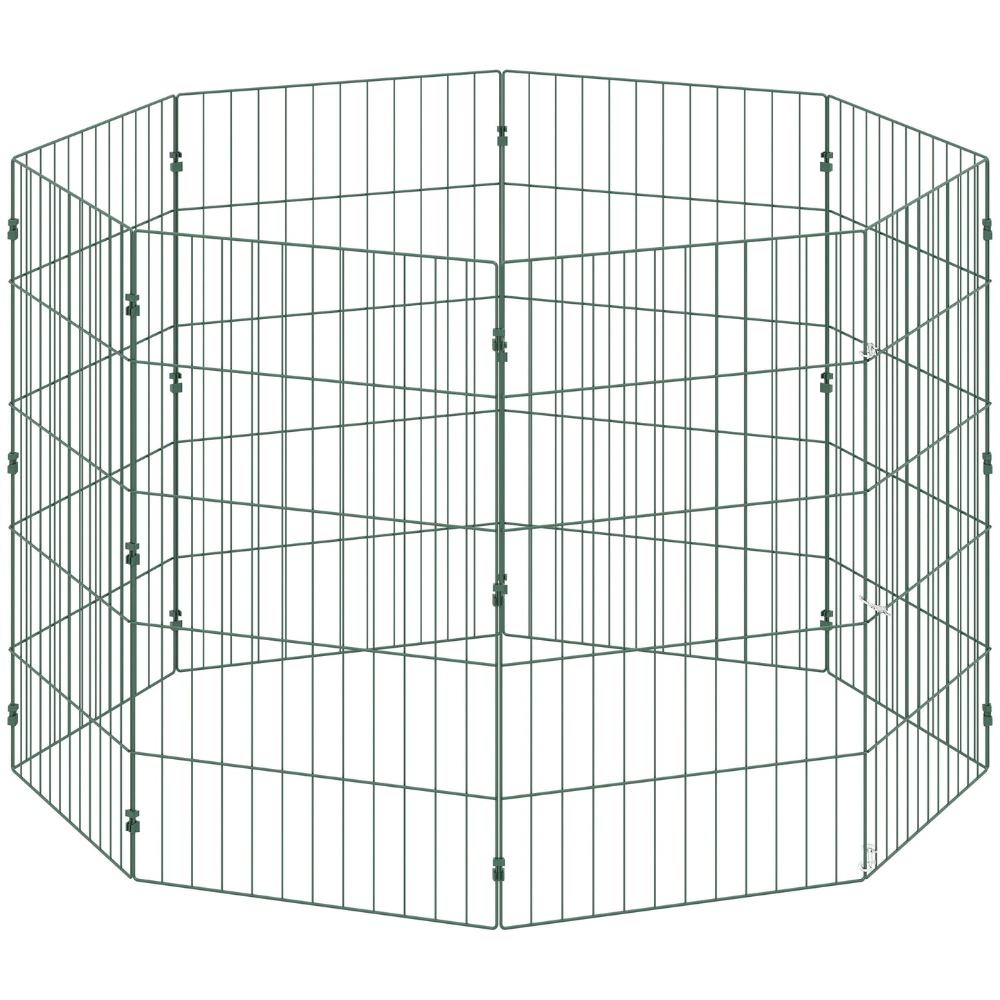 PawHut 8 Panel Pet Playpen for Medium Dogs Indoor Outdoor 80 cm Height