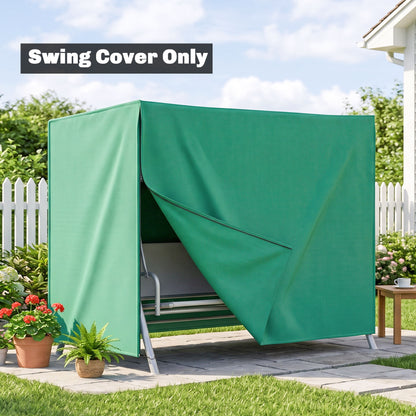 Outsunny 220 x 125cm Three-Seater Swing Chair Protective Cover - Green