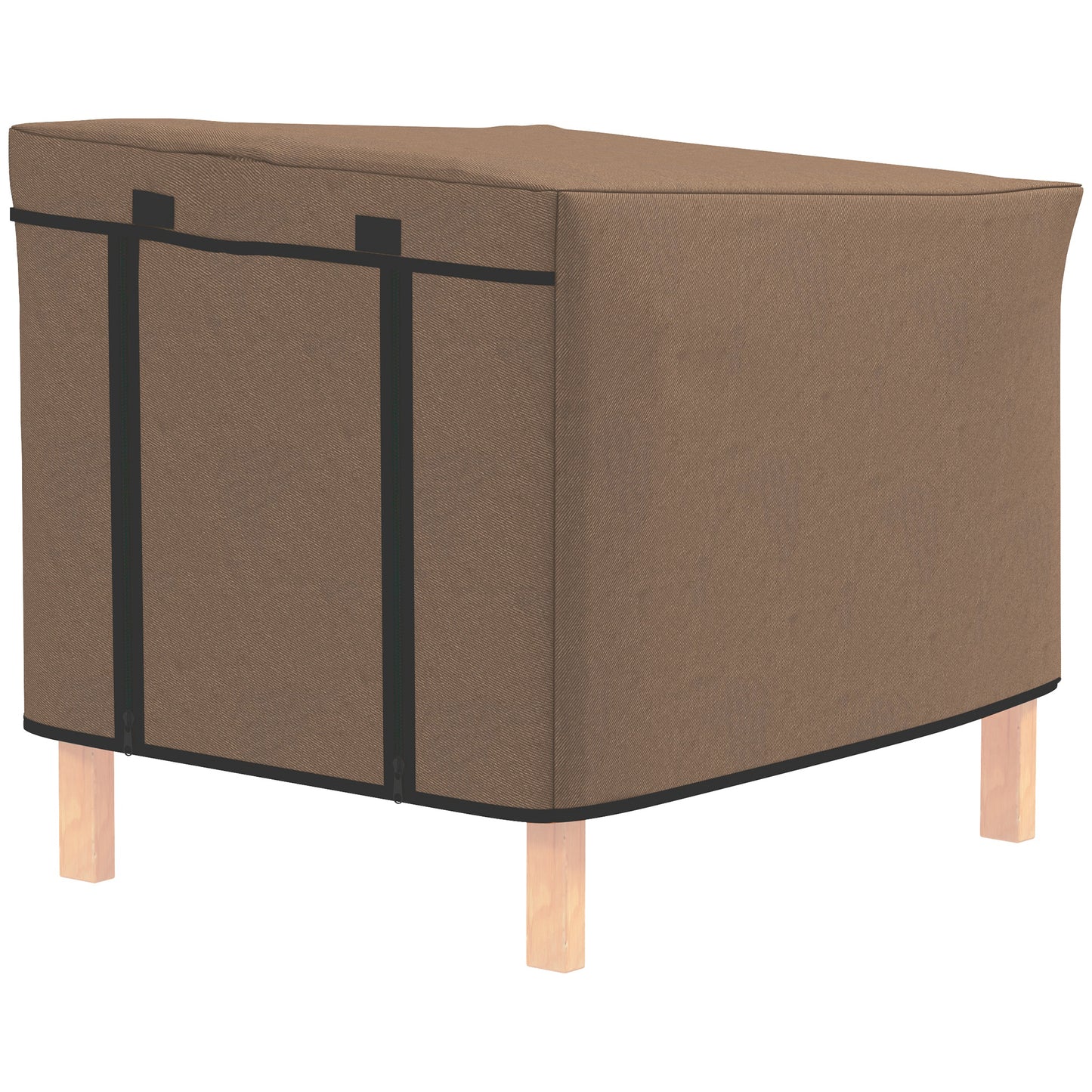 PawHut Water-Resistant Rabbit Hutch Cover for X-D2-0047 and Similar Models, 43 x 52 x 37cm, Brown