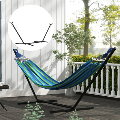 Outsunny 2.9m Universal Hammock Stand Metal Frame Garden Camping Picnic Outdoor Patio Replacement – Stand Only--ChewyGames-ChewyGames