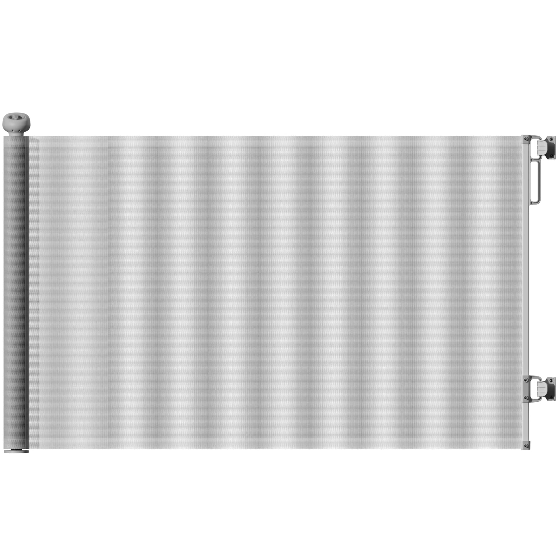 PawHut Retractable Stair Gate Extends Up to 140 cm Wide, Dog Gate for Doorways, Stairways, Hallways, Grey--ChewyGames-ChewyGames
