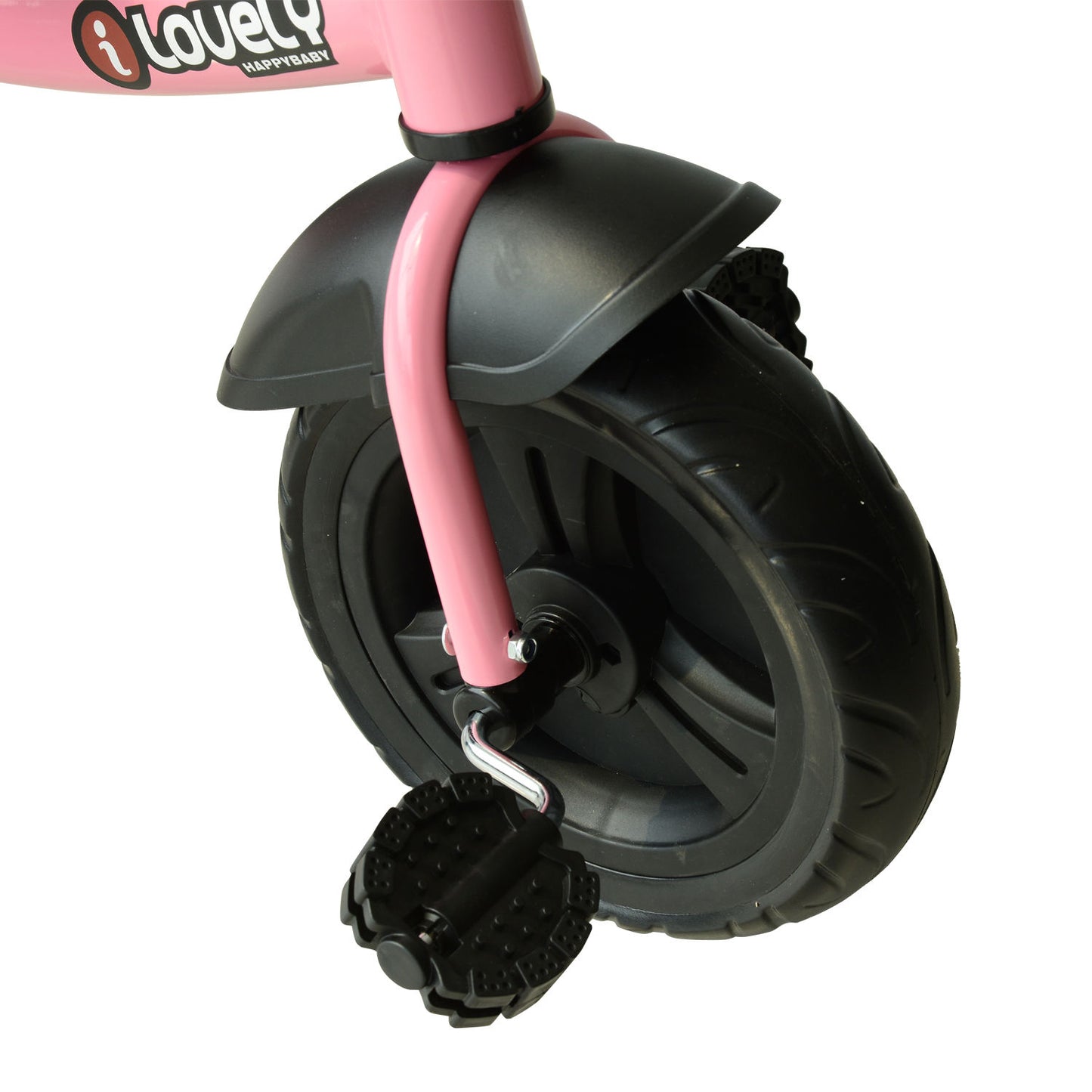HOMCOM Baby Trike, Toddler Tricycle with Adjustable Seat, Children Ride on Toys 3 Wheels Bike with Bell for Kids 1.5-4 Years, Pink