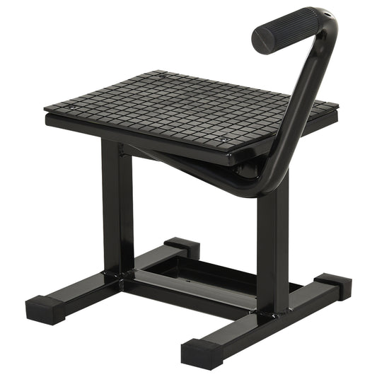DURHAND Steel Motorbike Jack Lift, 27.5 / 39.5 H cm - Black