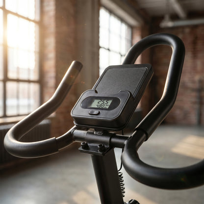 SPORTNOW Exercise Bike, Indoor Stationary Bike with Smart APP, 0-100% Magnetic Resistance, Adjustable Seat & Handlebars