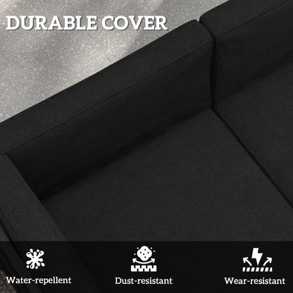 Outsunny 14-piece Dining Set Cushions - Black