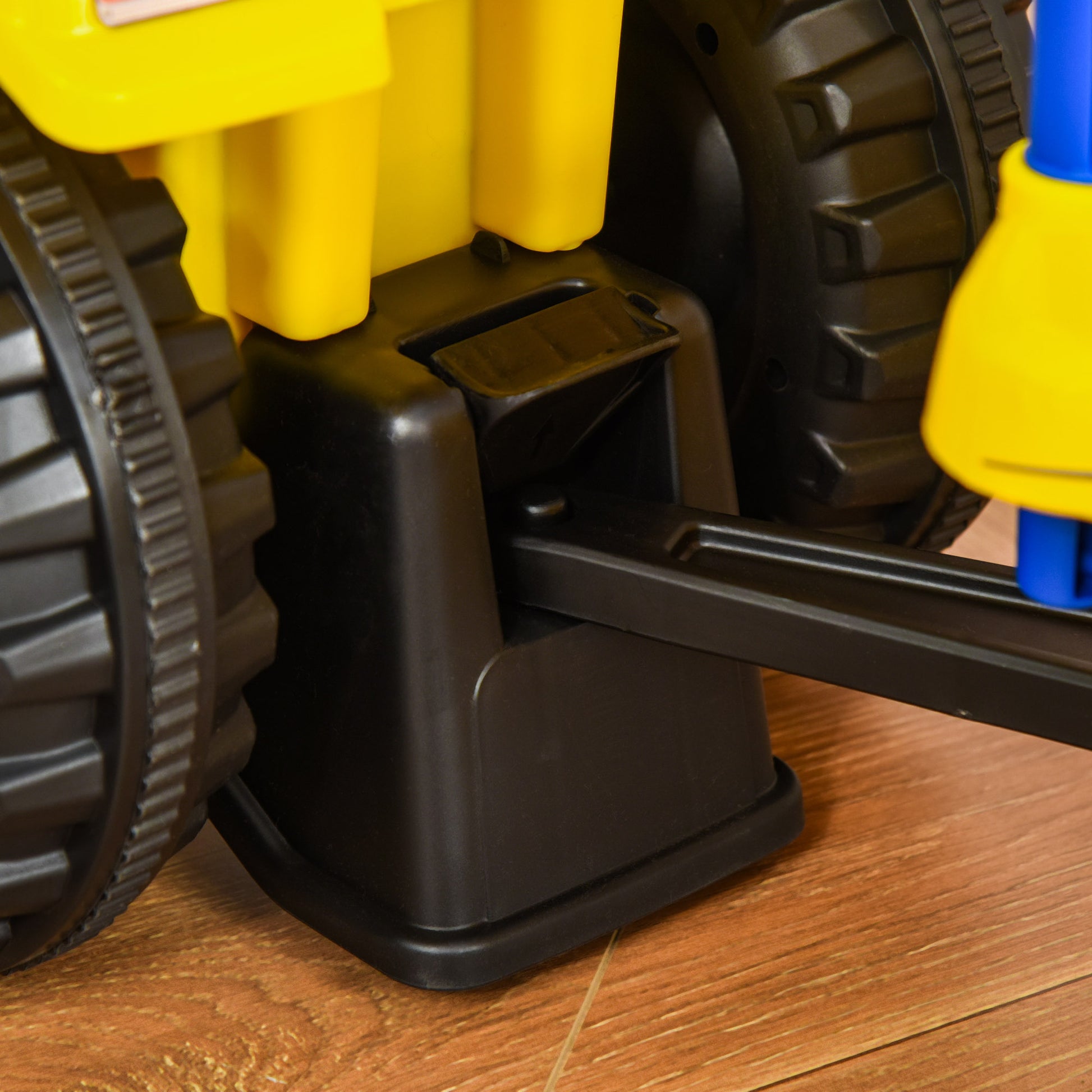 HOMCOM Ride On Tractor Toddler Walker Foot To Floor Slider w/ Horn Storage Steering Wheel for 1-3 Years Old Yellow--ChewyGames-ChewyGames