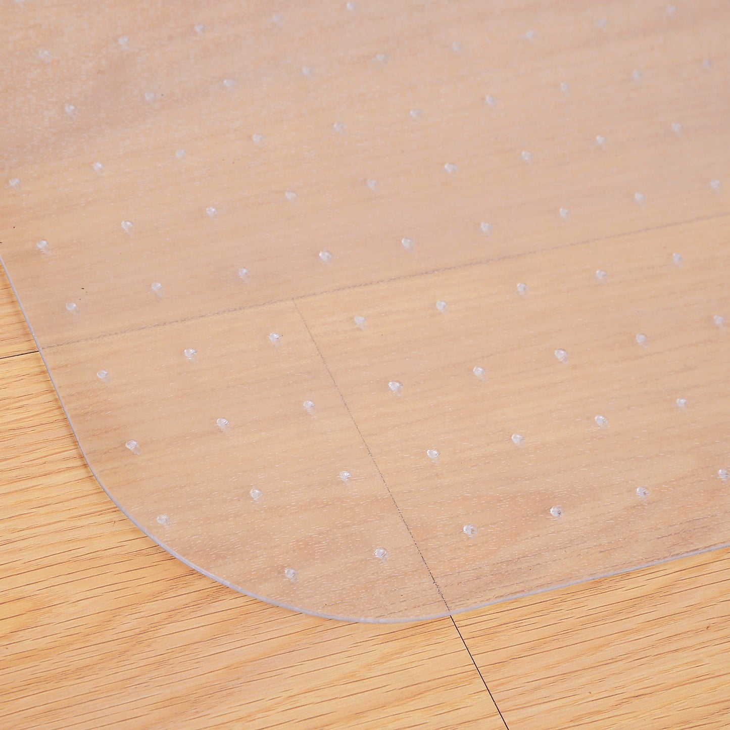 HOMCOM Office Chair Mat for Carpeted Floor, 90 x 120 cm Clear Computer Desk Chair Mat, BPA and Phthalate Free, Non-Slip Floor Protector for Home Office