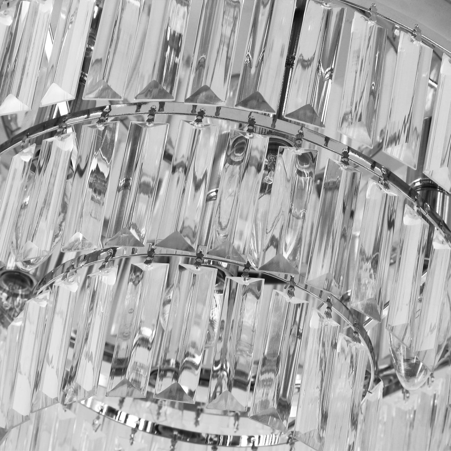HOMCOM 112 Crystallite Ceiling Chandelier