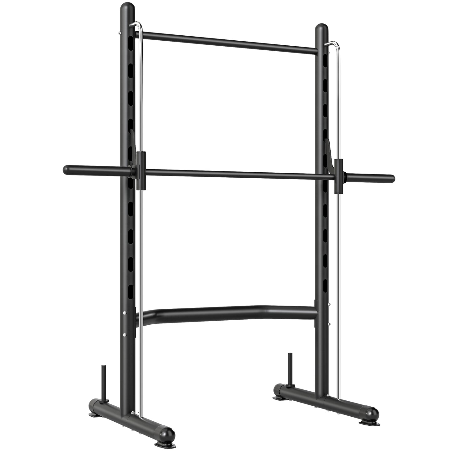 HOMCOM Adjustable Squat Rack, with Pull Up Bar, Barbell Bar for Home Gym--ChewyGames-ChewyGames